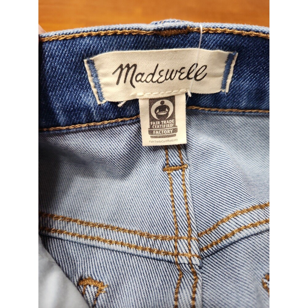 NWT Madewell 11" High-Rise Roadtripper Supersoft Skinny Jeans in Medium Indigo W
